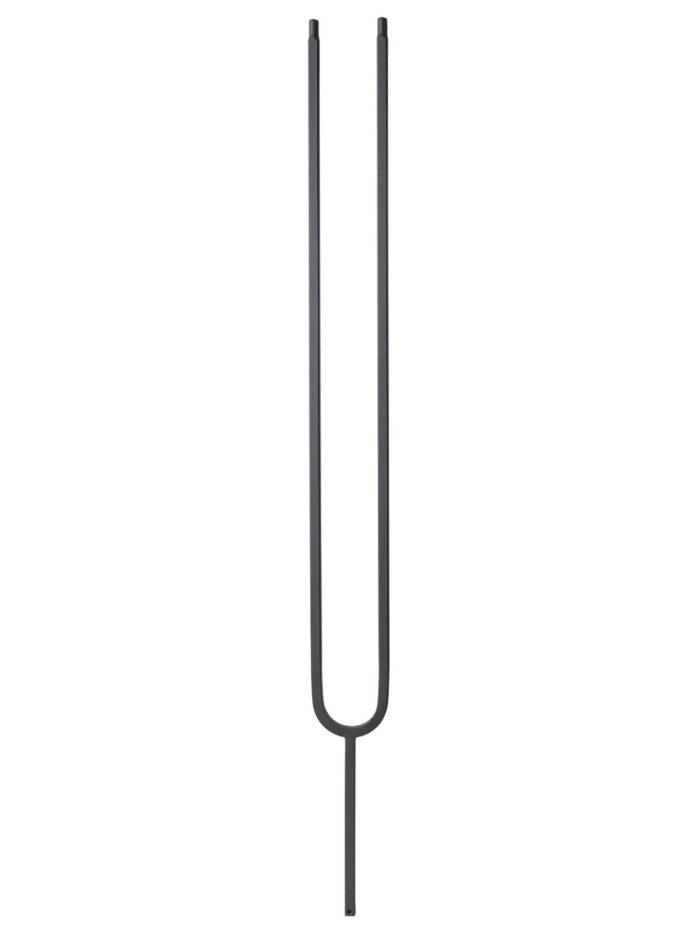 Iron Baluster 9092 - 1/2" Square - Contemporary Split Oval - Image 1